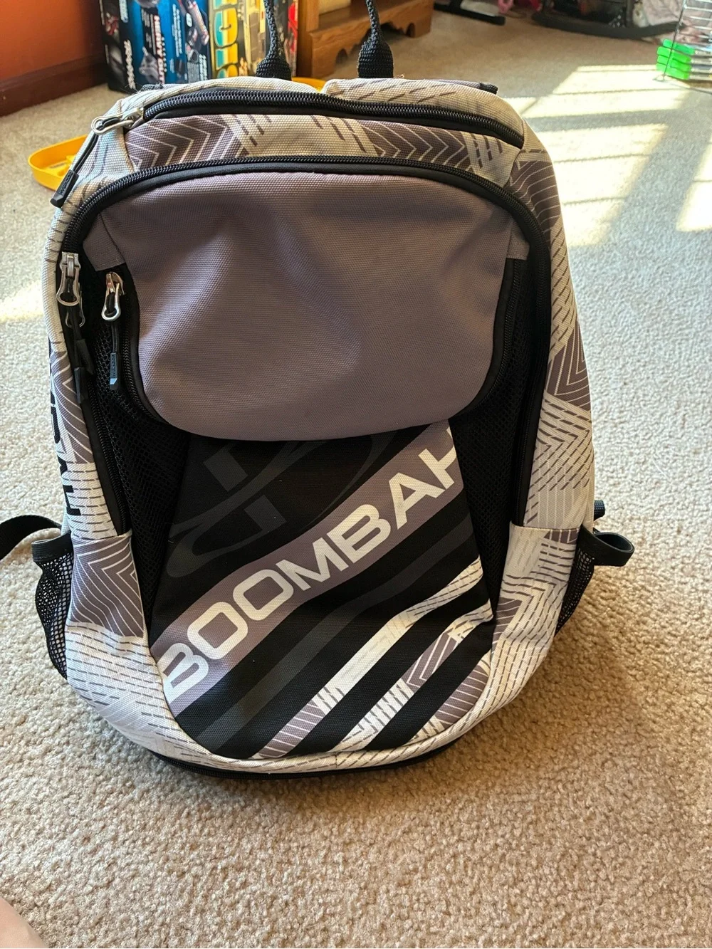 Boombah Gray and Black Backpack - Performance Sport Pack